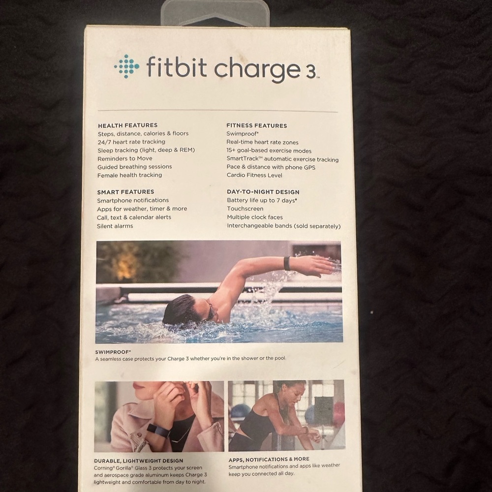 Fit bit charge 3. Brand new